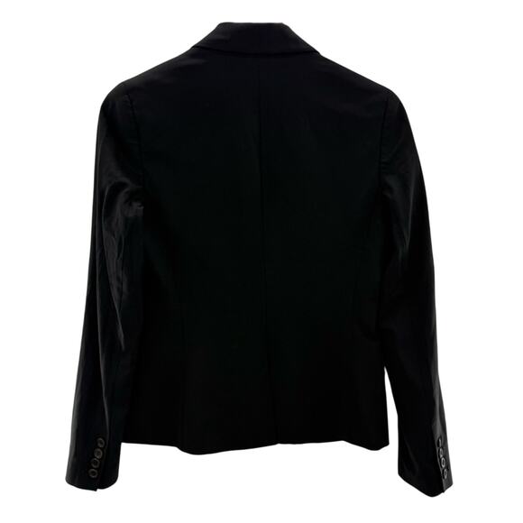 Theory Wool Slim Fit Good Wool Single Button Blazer Black Single Vent Size 6 - Picture 9 of 12